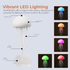 LED Jellyfish Lamp RGB Color Changing Mood Light with Voice Control