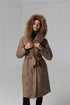 Genuine Fox Fur Trim Rabbit Fur Insulated Parka
