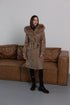 Genuine Fox Fur Trim Rabbit Fur Insulated Parka
