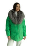 Genuine Silver Fox Down Fill Jacket