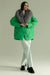 Genuine Silver Fox Down Fill Jacket