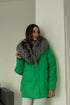 Genuine Silver Fox Down Fill Jacket