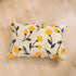 DaDa Bed in a Bag Bundle Set - Yellow Fleur Botanical Ivory Tan Floral Bedding Set (18112)