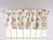 DaDa Bedding Dainty Floral Garden Pastel Roses Cottage Window Curtain Valance - 18" x 52" (3036)