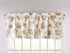 DaDa Bedding Dainty Floral Garden Pastel Roses Cottage Window Curtain Valance - 18" x 52" (3036)