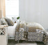 DaDalogy Bedding Bed in a Bag Bundle Set - Bohemian Paisley Dreams Floral Olive Brown Patchwork Bedspread Set (JHW885)