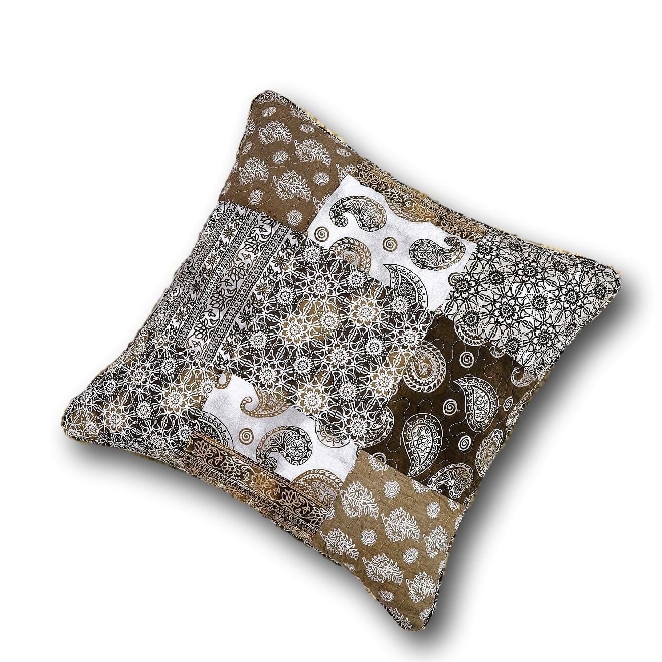 DaDa Bedding Bohemian Patchwork Moroccan Paisley Dreams Euro Pillow Sham Cover, 26