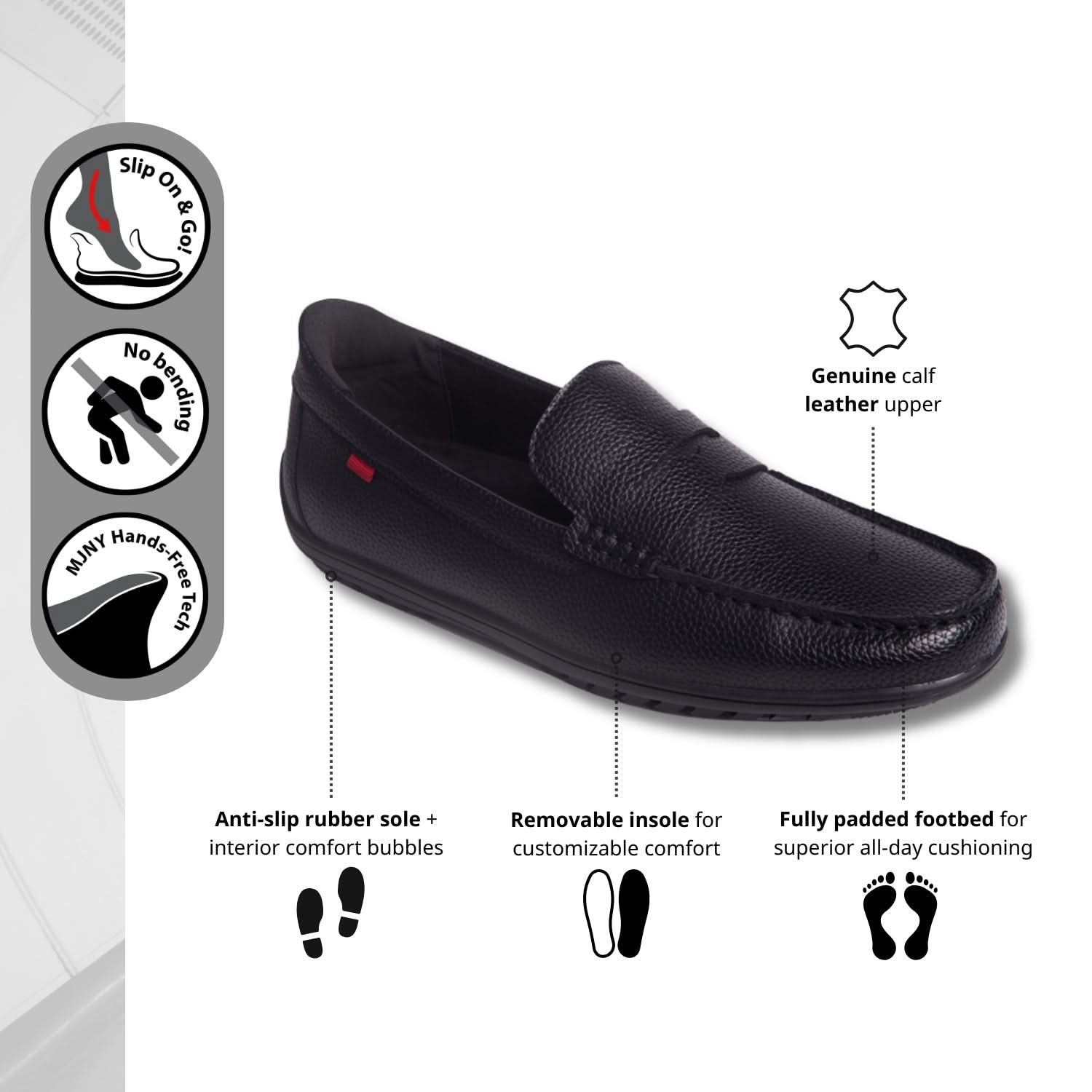 John St, Men Penny Loafers