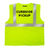 Printed Hi-Vis Mesh Safety Vest with 2” Reflective Strips and Pocket - Lime