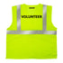 Printed Hi-Vis Mesh Safety Vest with 2” Reflective Strips and Pocket - Lime