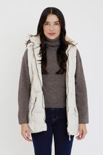 Faux Fur Puffer Vest
