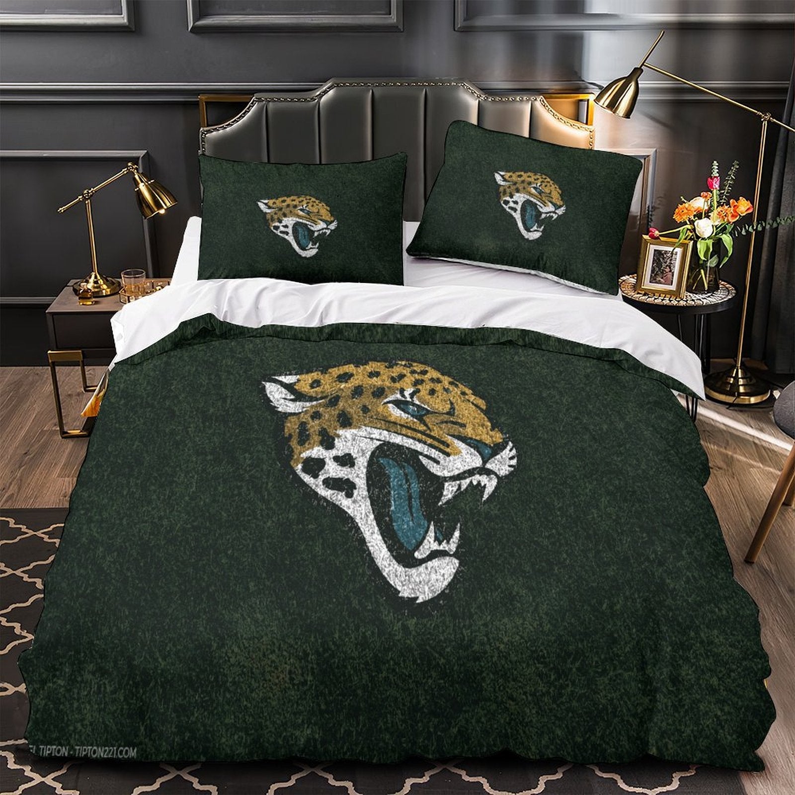 Jacksonville Jaguars Bedding Set Duvet Cover Without Filler