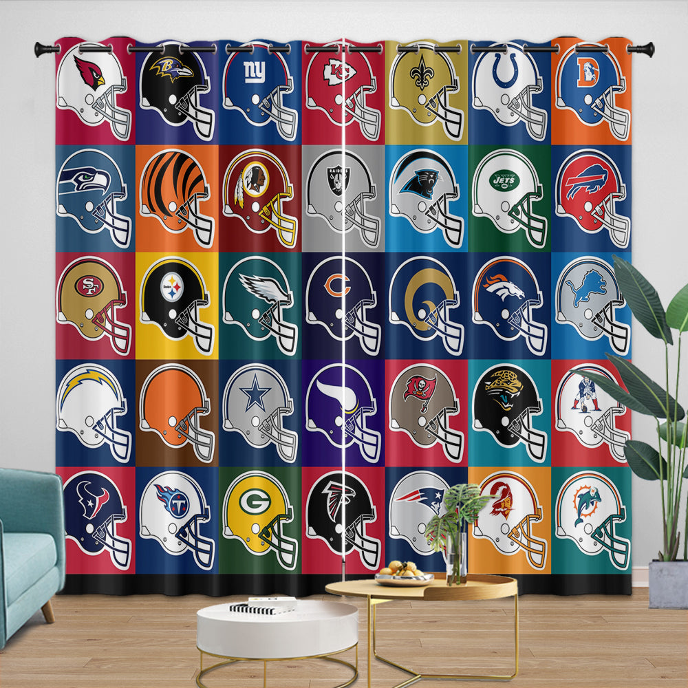 Jacksonville Jaguars Curtains Blackout Window Drapes Room Decoration