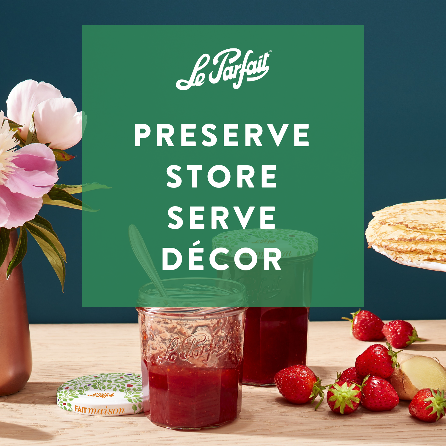 Le Parfait Jam Jars - Food Storage Containers