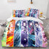 Japan Anime Demon Slayer Bedding Set Cosplay Duvet Cover Bed Sets