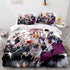 Japan Anime Demon Slayer Bedding Set Cosplay Duvet Cover Bed Sets