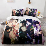 Japan Anime Demon Slayer Bedding Set Cosplay Duvet Cover Bed Sets