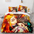 Japan Anime Demon Slayer Bedding Set Cosplay Quilt Cover Without Filler