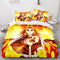 Japan Anime Demon Slayer Bedding Set Cosplay Quilt Cover Without Filler