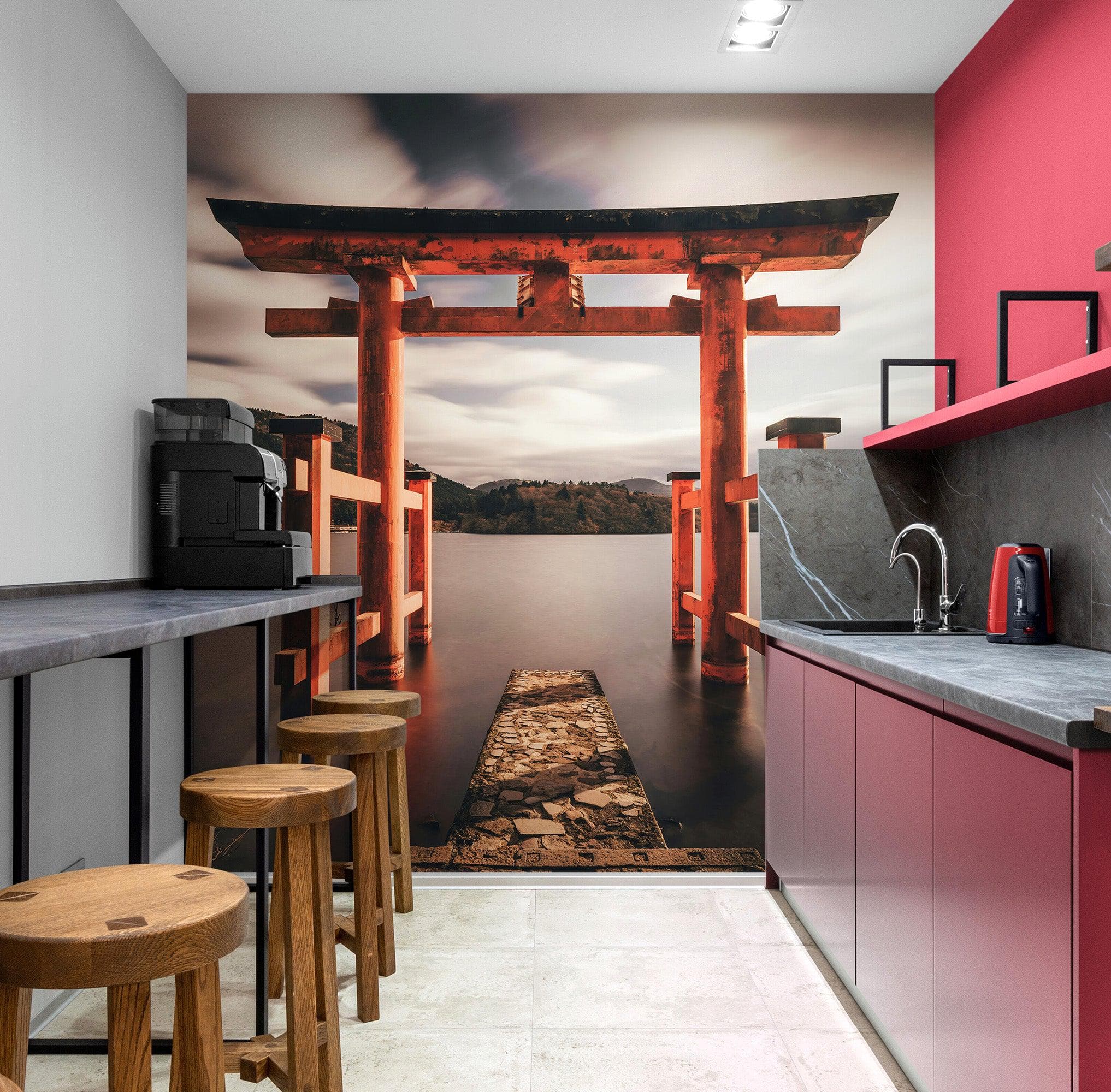 Japanese Torii Gate Wallpaper Mural. #6723