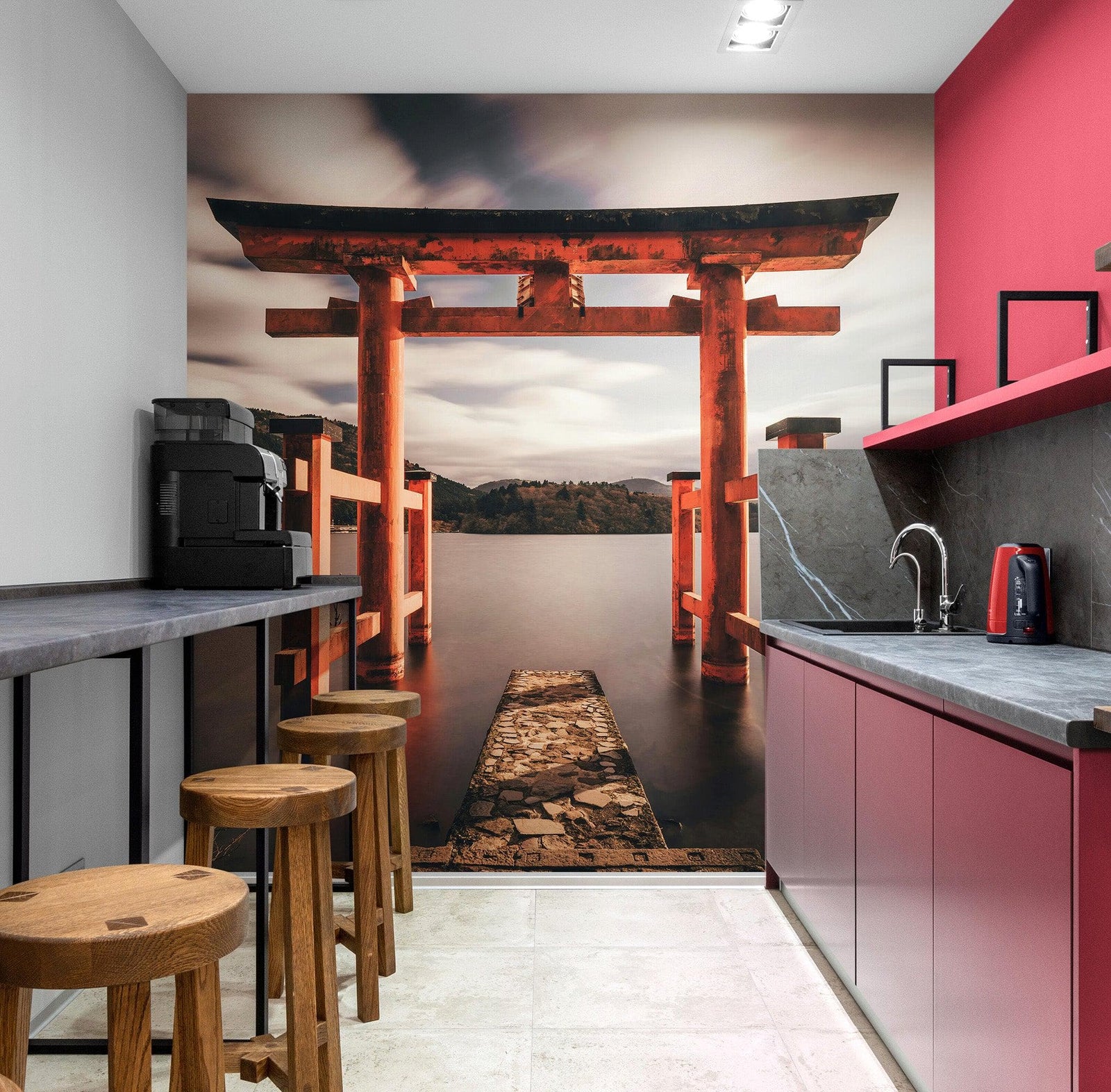 Japanese Torii Gate Wallpaper Mural. #6723