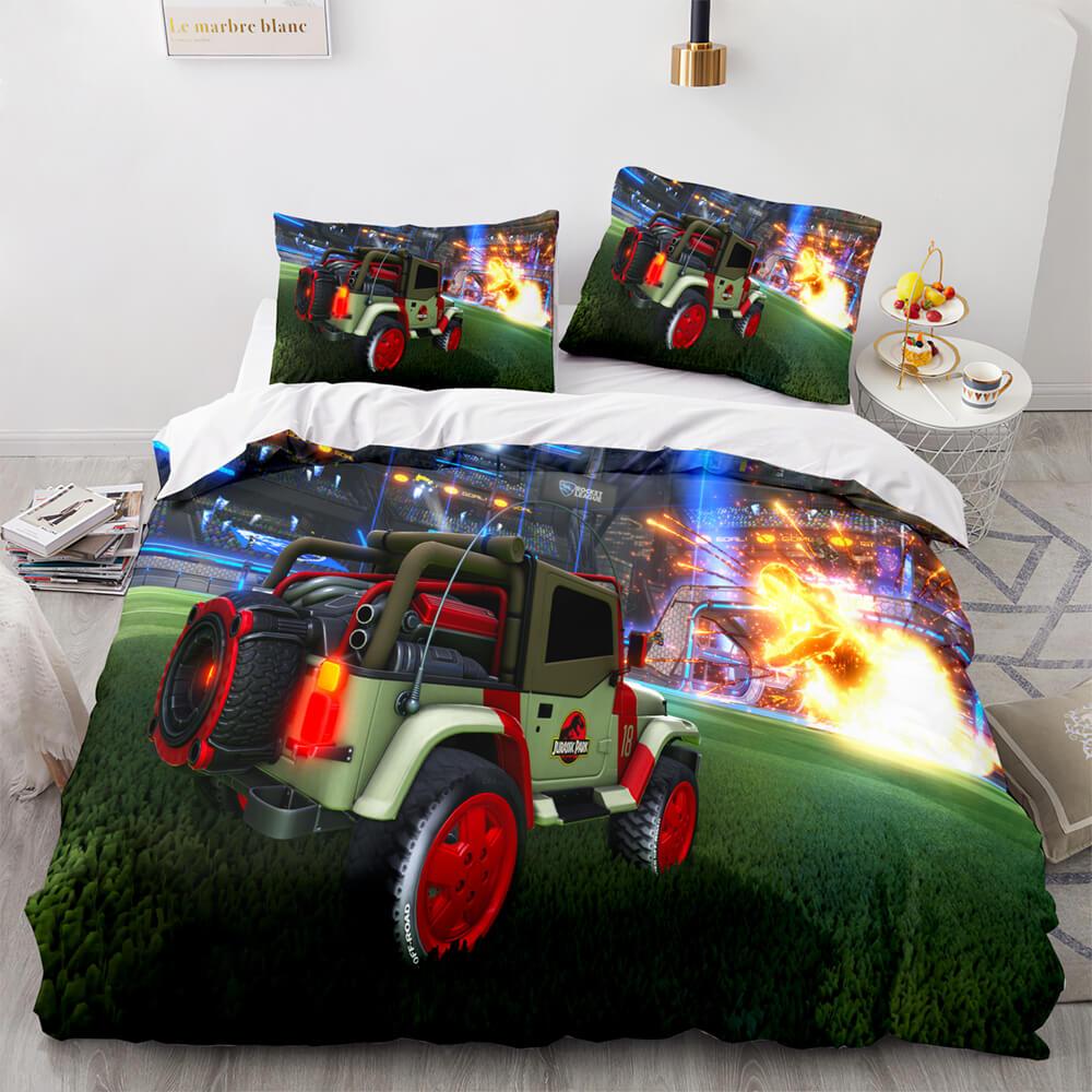 Jeep 4X4 Vehicle Off-Road Adventure Car Bedding Set Duvet Cover