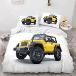 Jeep 4X4 Vehicle Off-Road Adventure Car Bedding Set Duvet Cover