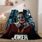 Joker Flannel Caroset Throw Cosplay Blanket