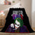 Joker Flannel Caroset Throw Cosplay Blanket