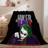 Joker Flannel Caroset Throw Cosplay Blanket