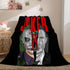 Joker Flannel Caroset Throw Cosplay Blanket
