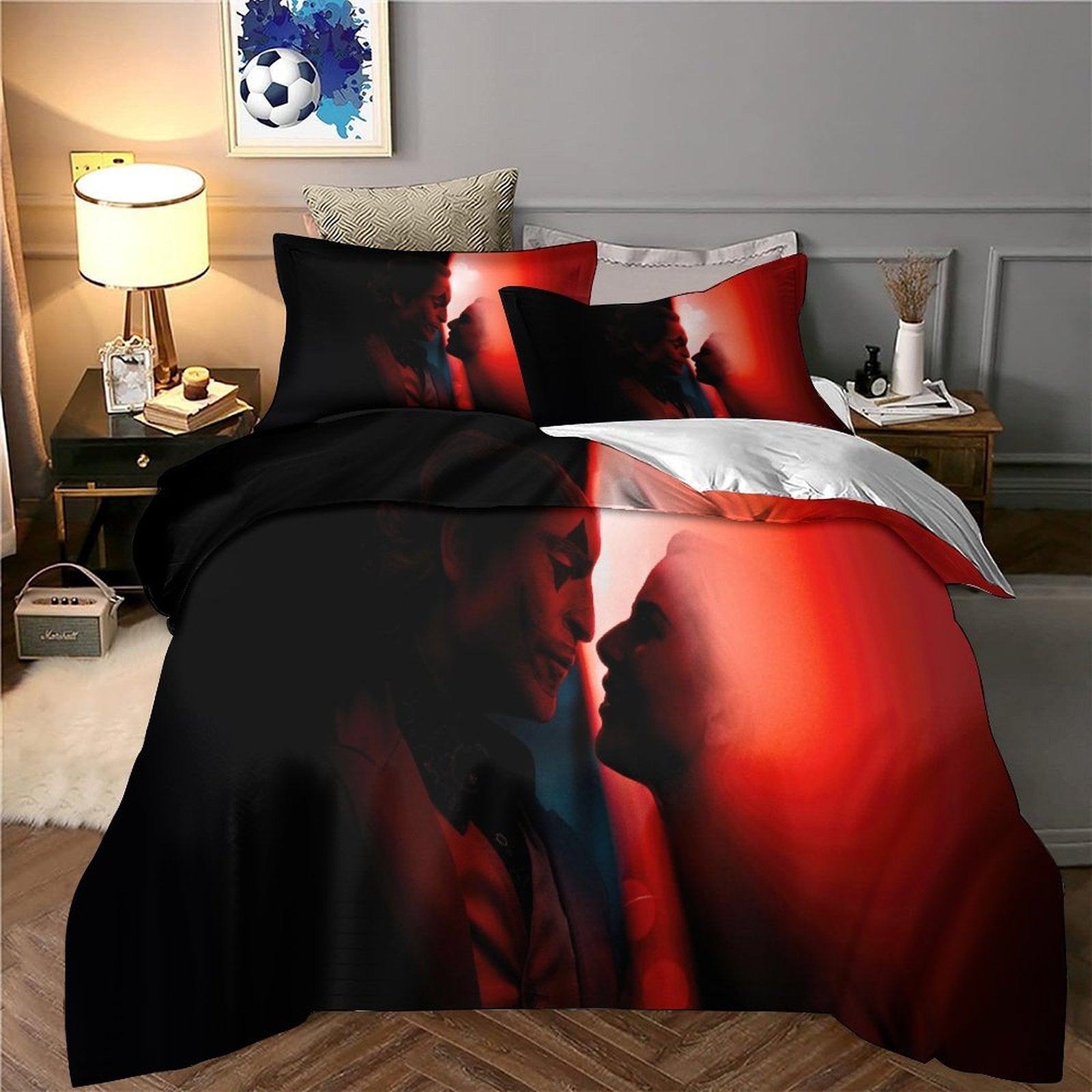 Joker Folie à Deux Bedding Set Pattern Quilt Cover Without Filler