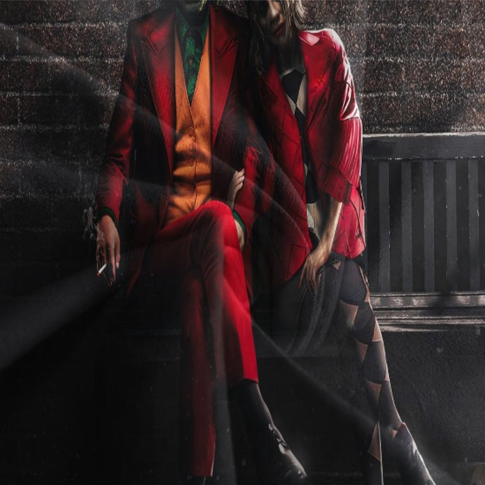 Joker Folie à Deux Bedding Set Pattern Quilt Cover Without Filler