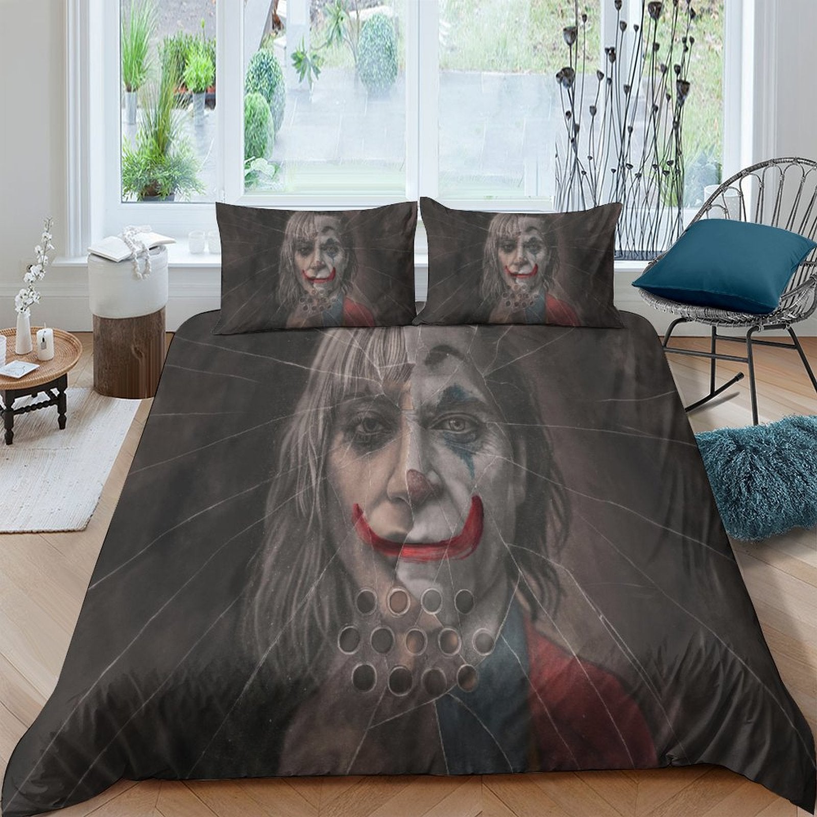 Joker Folie à Deux Bedding Set Pattern Quilt Cover Without Filler