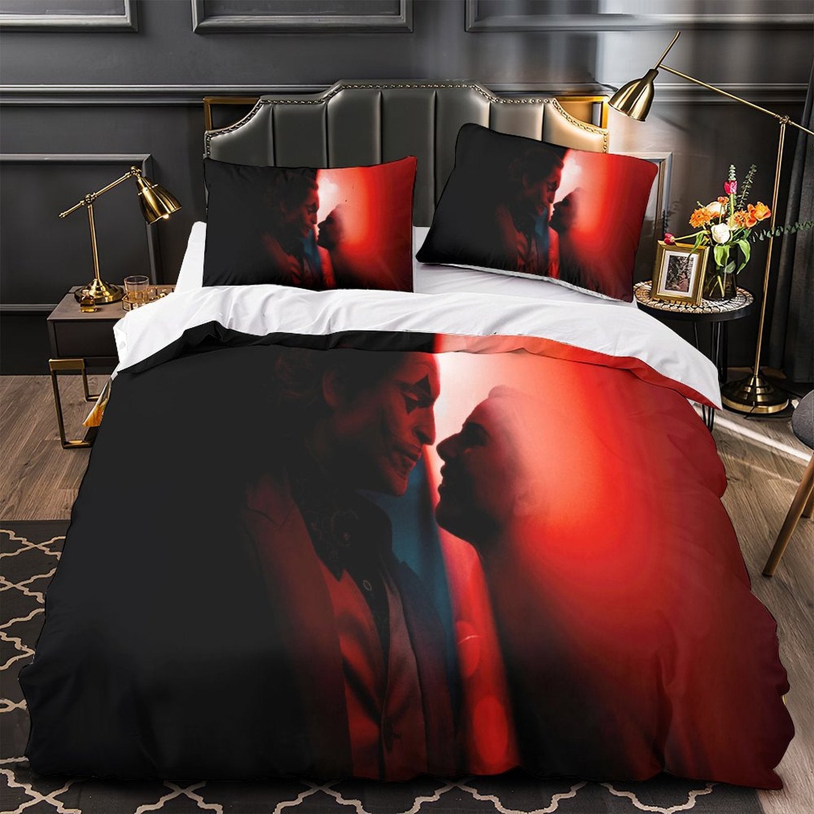 Joker Folie à Deux Bedding Set Pattern Quilt Cover Without Filler