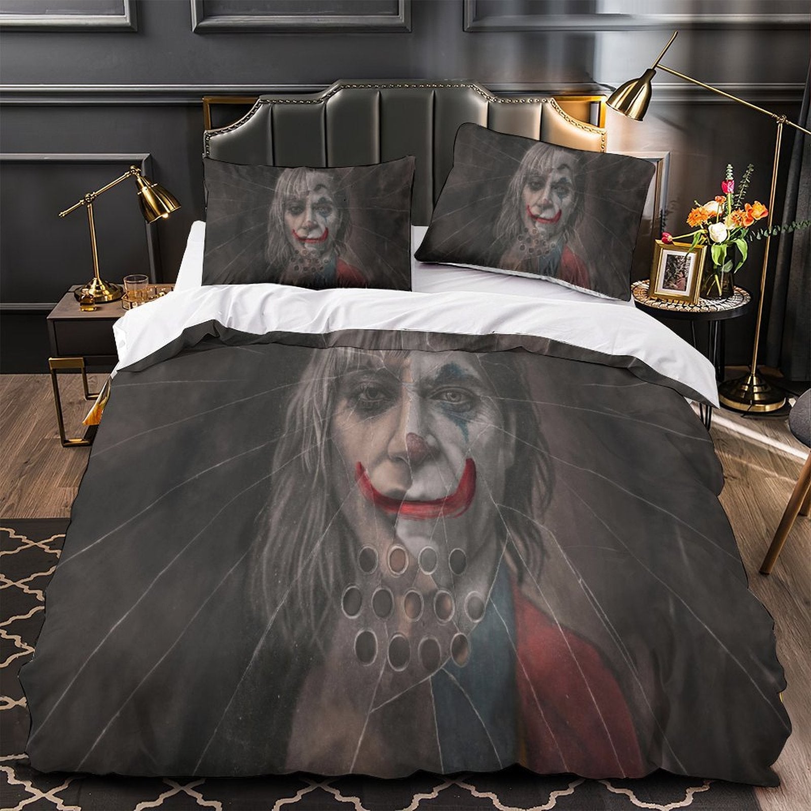 Joker Folie à Deux Bedding Set Pattern Quilt Cover Without Filler