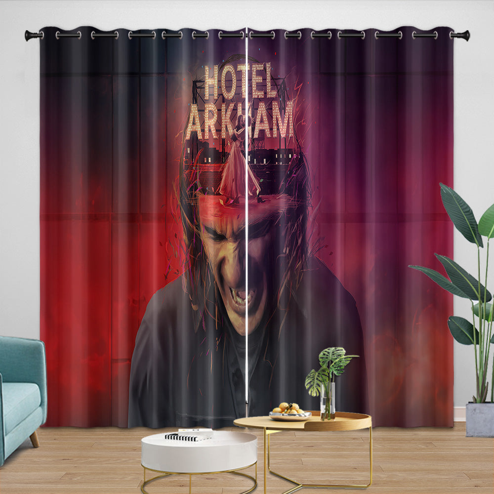 Joker Folie à Deux Curtains Blackout Window Drapes Room Decoration