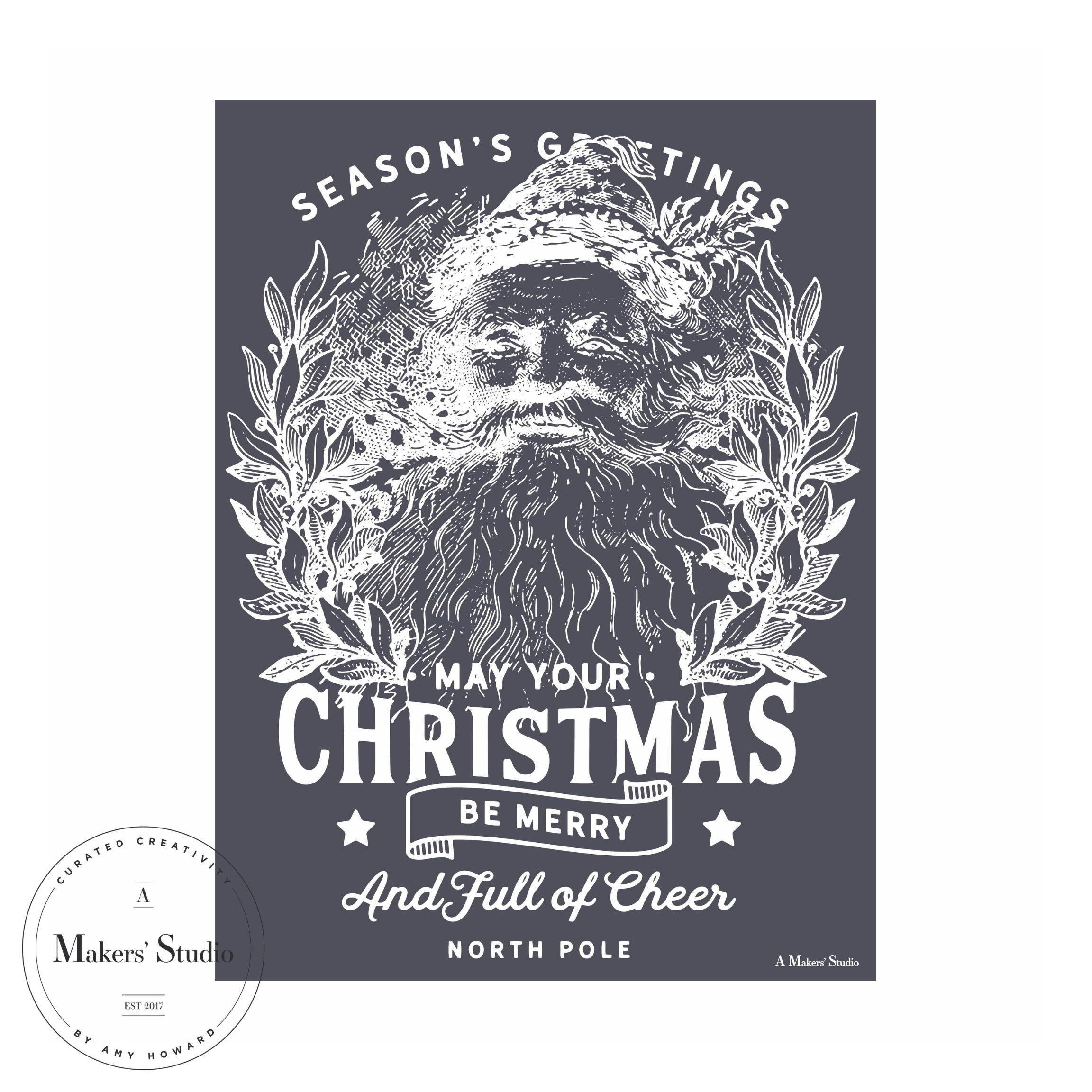 Saint Nicholas - Mesh Stencil 12x18