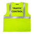 Printed Hi-Vis Mesh Safety Vest with 2” Reflective Strips and Pocket - Lime