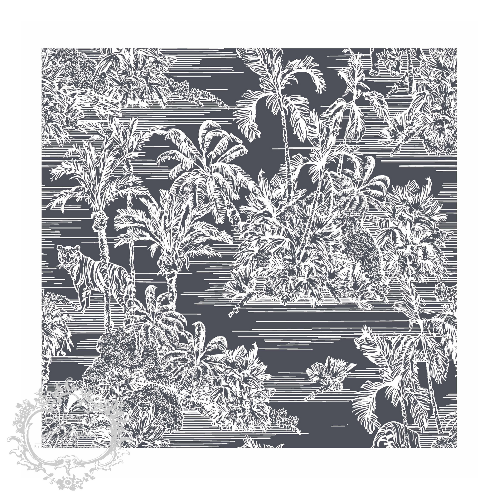 Jungle Toile - Mesh Stencil 12x12