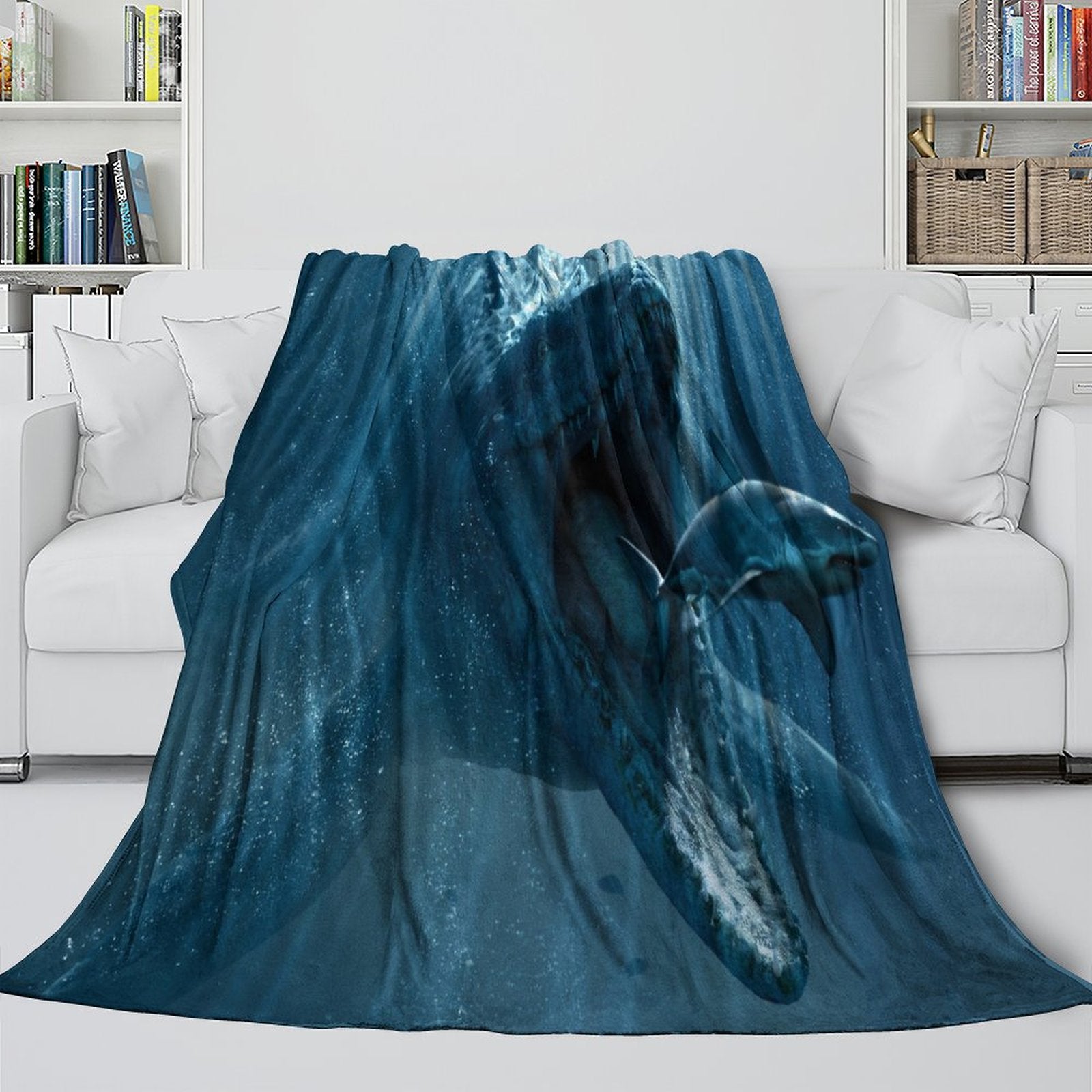 Jurassic World Blanket Flannel Dinosaur Throw Room Decoration
