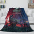 Jurassic World Blanket Flannel Throw Room Decoration