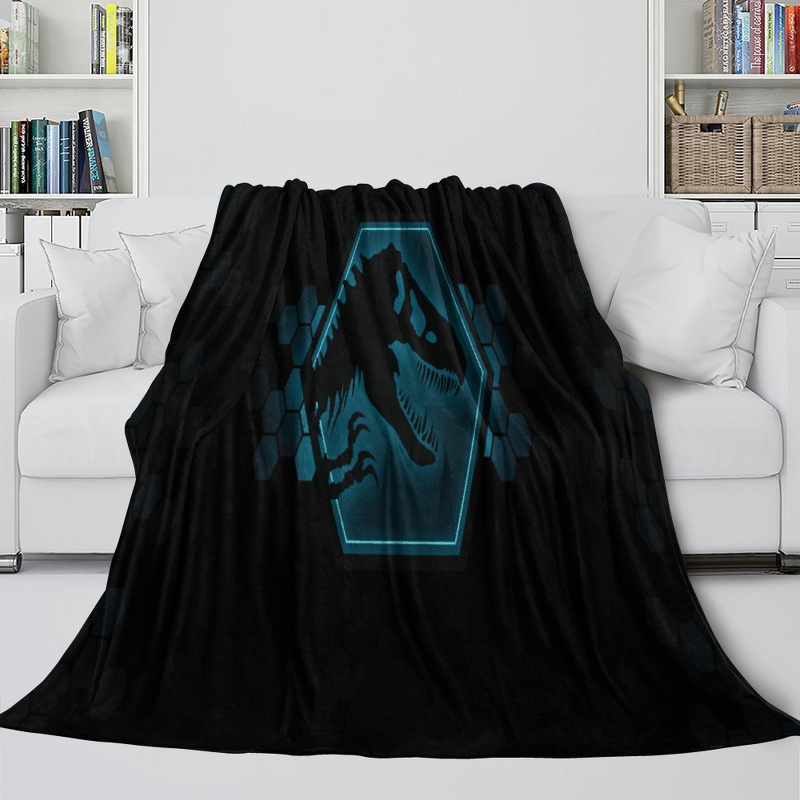 Jurassic World Blanket Flannel Throw Room Decoration