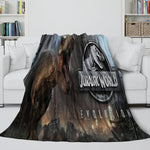 Jurassic World Blanket Flannel Throw Room Decoration