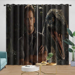 Jurassic World Curtains Blackout Window Drapes Room Decoration