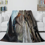 Jurassic World Rebirth Blanket Flannel Throw Room Decoration
