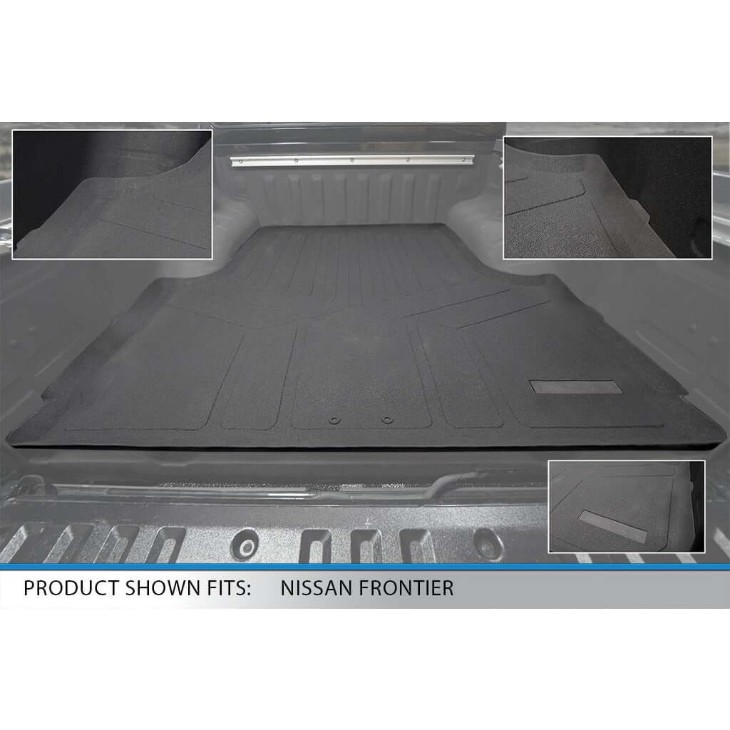 SmartCoverage™ Custom Fit Floor Liners For 2008-2021 Nissan Frontier Crew Cab with Dual Drivers Side Floor Posts