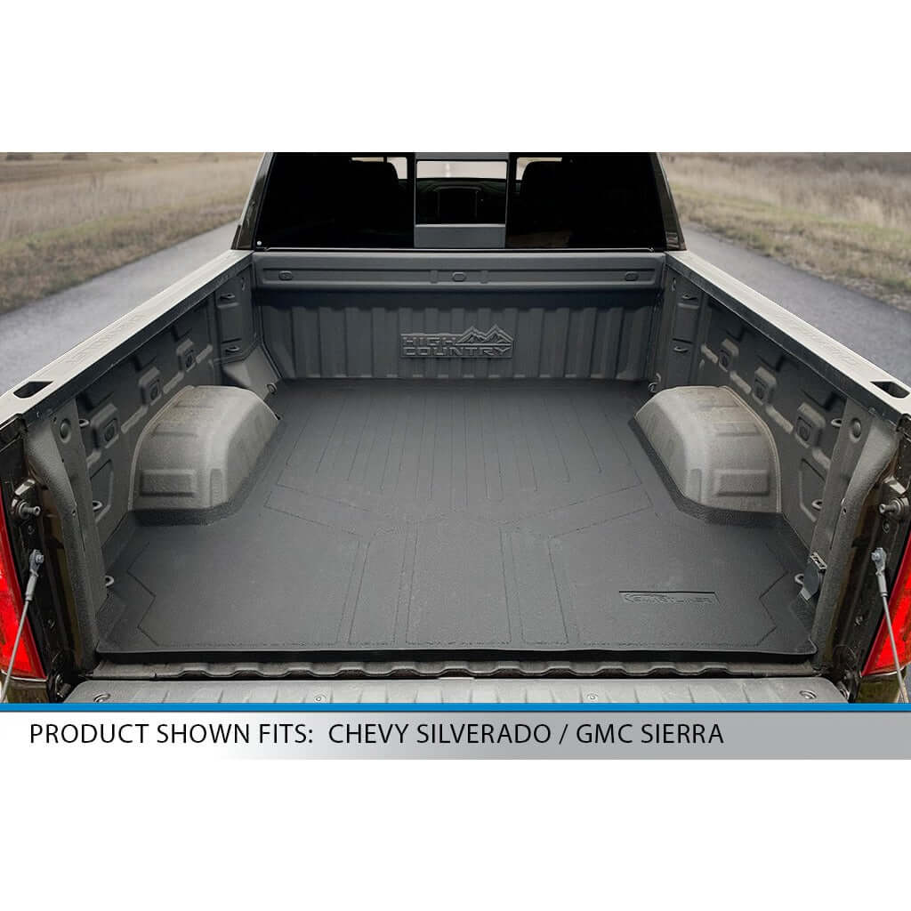 SmartCoverage™ Custom Fit Floor Liners For 2019-2021 GMC Sierra/ Chevy Silverado 1500 Crew Cab (5'8 Short Bed Only)- K0400