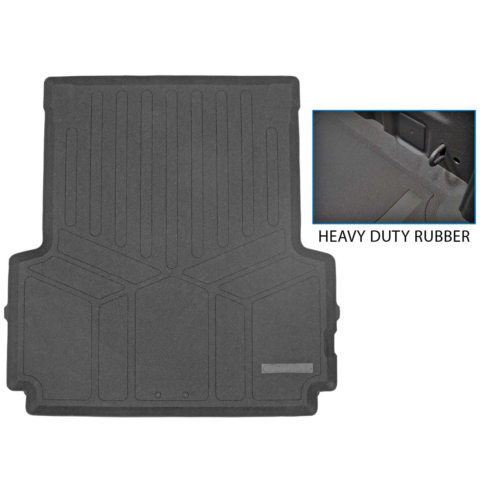 SmartCoverage™ Custom Fit Floor Liners For 2020-2025 Jeep Gladiator Crew Cab (5' Bed Size Only)- K0459