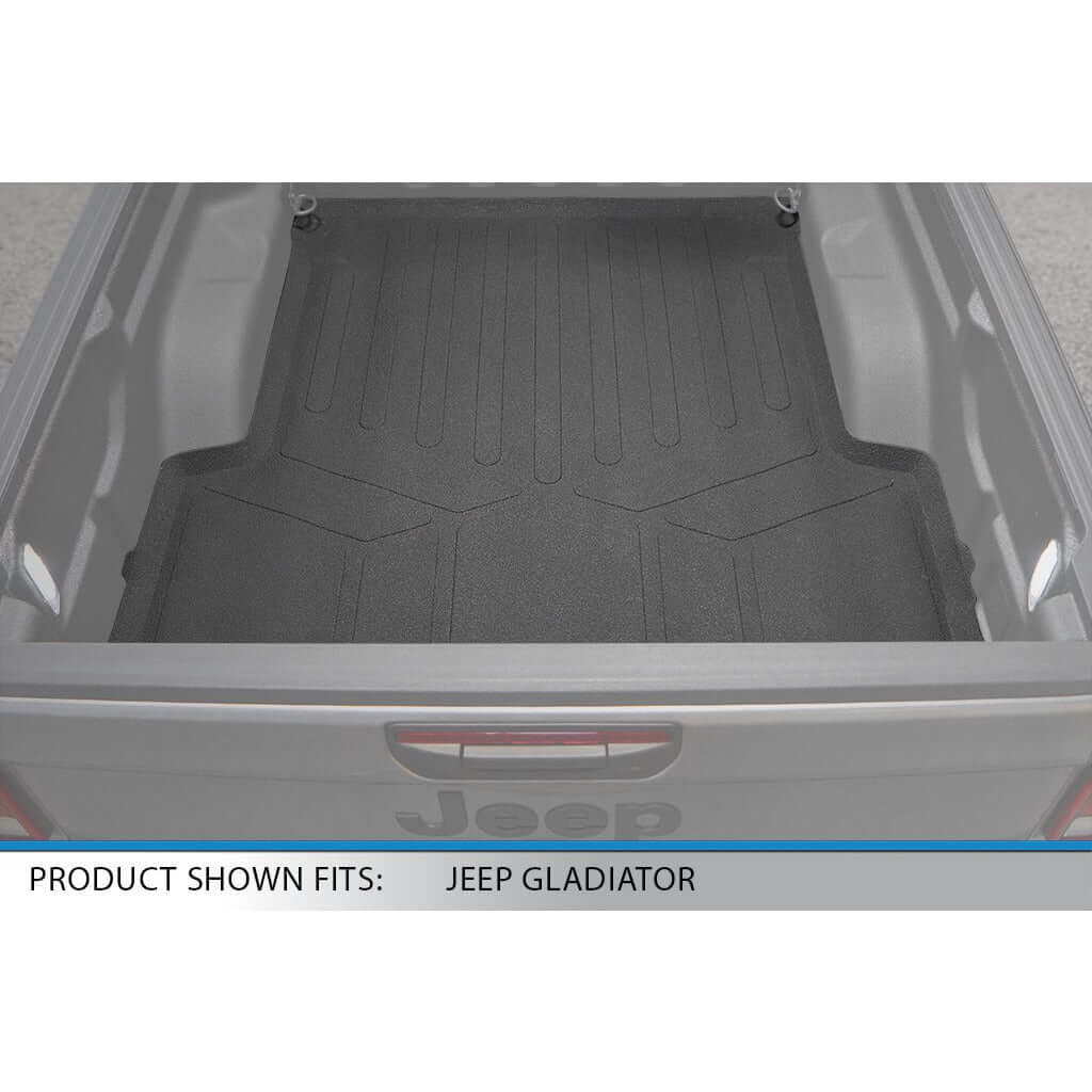 SmartCoverage™ Custom Fit Floor Liners For 2020-2025 Jeep Gladiator Crew Cab (5' Bed Size Only)- K0459